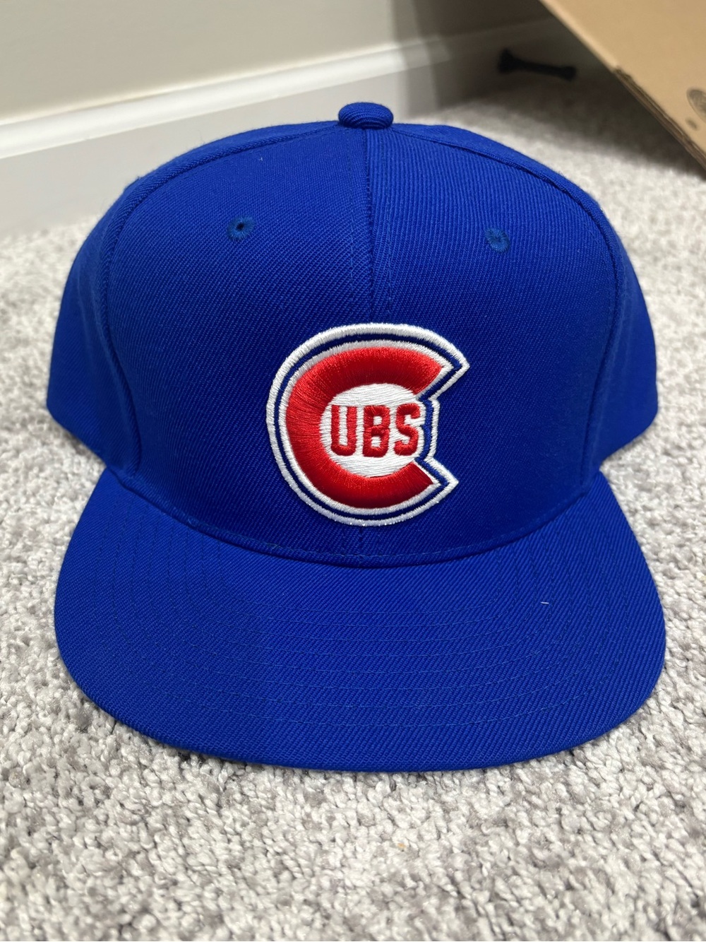 Mitchell & Ness Royal Blue Chicago Cubs Snapback Hat